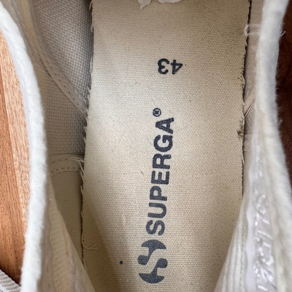 Superga‎ Canvas Sneakers Trainers Casual Comfortable Shoes Women's Size US 10 - Picture 7 of 10